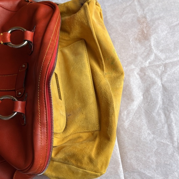 Vintage Marc Jacobs Venetia Leather Satchel - Red/ Orange - Picture 9 of 15